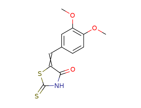 4-Thiazolidinone,5-[(3,4-dimethoxyphenyl)methylene]-2-thioxo-(6326-74-5)