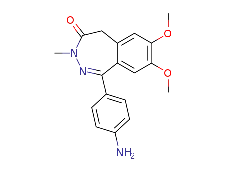 1-(4-Amino-phenyl)-7,8-dimethoxy-3-methyl-3,5-dihydro-benzo[d][1,2]diazepin-4-one