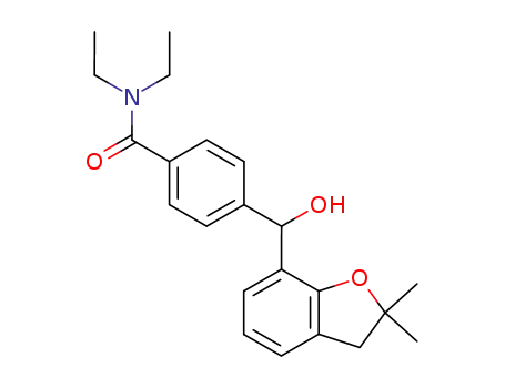 4-[(2,2-dimethyl-2,3-dihydro-1-benzofuran-7-yl)(hydroxy)methyl]-N,N-diethylbenzamide