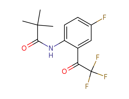 PropanaMide, N – [4 – 플루오로 – 2 – (2,2,2 – 트리플루오로아세틸)페닐] – 2,2 – 디메틸