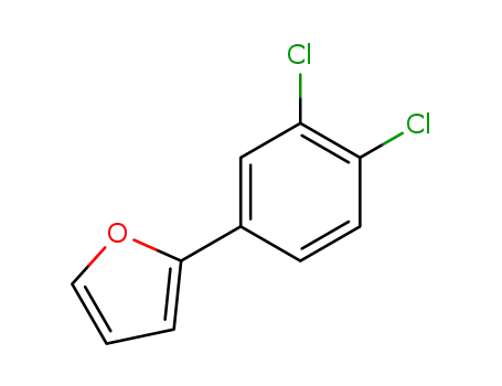 Molecular Structure of 38527-64-9 (Furan, 2-(3,4-dichlorophenyl)-)