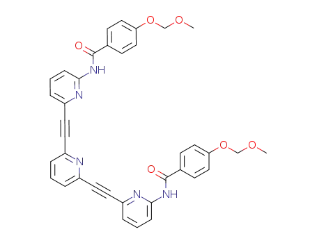 N,N'-bis[4-(methoxymethoxy)benzoyl]-2,6-bis[(6-aminopyrid-2-yl)ethynyl]pyridine