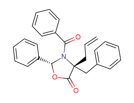 (2R,4R)-4-Allyl-3-benzoyl-4-benzyl-2-phenyl-oxazolidin-5-one