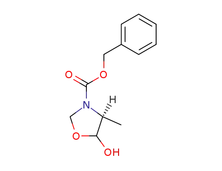 (S)-5-Hydroxy-4-methyl-oxazolidine-3-carboxylic acid benzyl ester