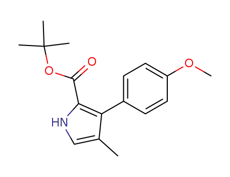 t-Butyl 3-(p-methoxy-phenyl)-4-methylpyrrole-2-carboxylate