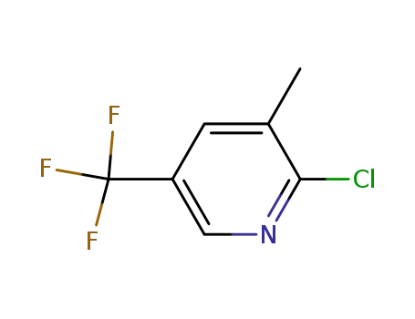 Molecular Structure of 223549-97-1 (2-chloro-3-methyl-5-(trifluoromethyl)pyridine)