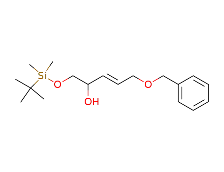 (+/-)-(E)-1-benzyloxy-4-hydroxy-5-(tert-butyldimethylsilyloxy)pent-2-ene