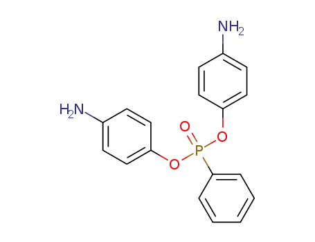 Molecular Structure of 2420-91-9 (Phosphonic acid, phenyl-, bis(4-aminophenyl) ester)