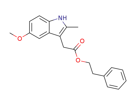 Molecular Structure of 288854-00-2 (5-methoxy-2-methylindole 3-phenethylacetate)