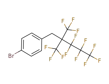 Molecular Structure of 149068-60-0 (1-BROMO-4-(1H,1H-PERFLUORO-2,2-DIMETHYLPENTYL)BENZENE)