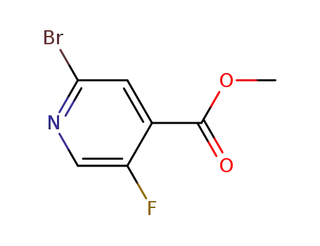 Molecular Structure of 885588-14-7 (METHYL 2-BROMO-5-FLUOROISONICOTINATE)