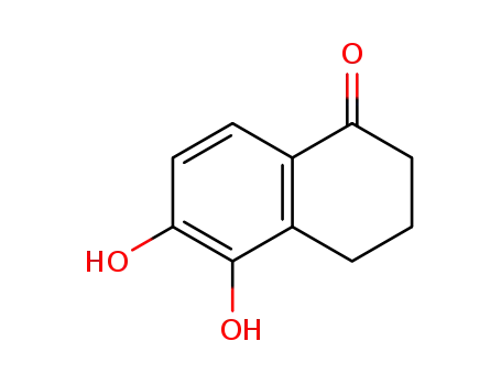 Molecular Structure of 59515-92-3 (5,6-DIHYDROXY-1-TETRALONE)