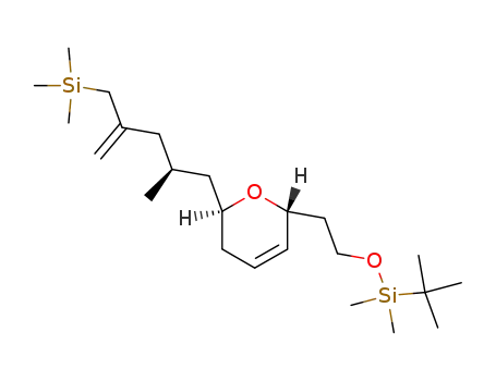 (2R,6R)-6-[2-(tert-butyldimethylsilanyloxy)-ethyl]-2-[(2S)-(2-methyl-4-trimethylsilanylmethylpent-4-enyl)]-3,6-dihydro-2H-pyran