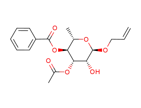 allyl 3-O-acetyl-4-O-benzoyl-α-L-rhamnopyranoside