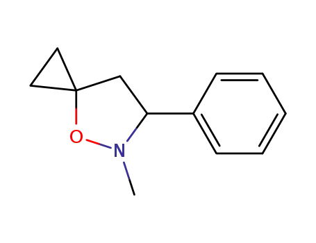 Molecular Structure of 106051-09-6 (4-Oxa-5-azaspiro[2.4]heptane, 5-methyl-6-phenyl-)