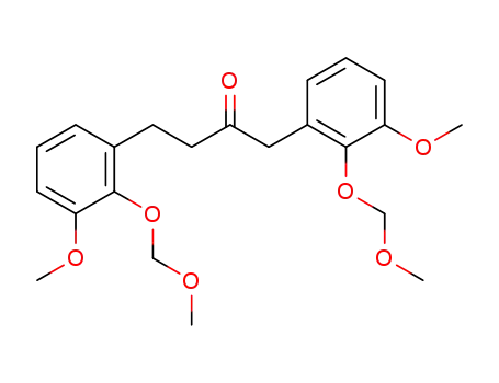 Molecular Structure of 634153-22-3 (2-Butanone, 1,4-bis[3-methoxy-2-(methoxymethoxy)phenyl]-)