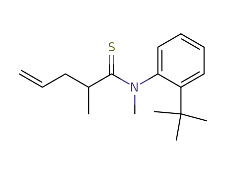 N-(2-tert-butylphenyl)-N-methyl-2-methylpent-4-enethioamide
