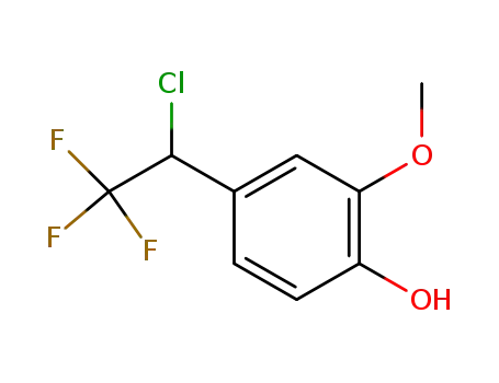 4-(1-chloro-2,2,2-trifluoroethyl)-2-methoxy-phenol