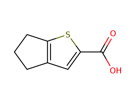 Molecular Structure of 40133-06-0 (5,6-DIHYDRO-4H-CYCLOPENTA[B]THIOPHENE-2-CARBOXYLIC ACID)