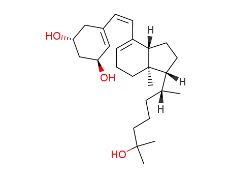 Molecular Structure of 144699-06-9 (1,25-dihydroxy-19-norprevitamin D3)