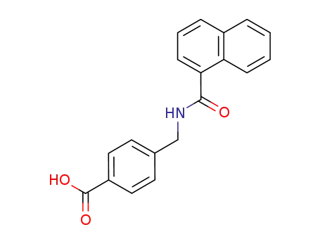 Benzoic acid, 4-[[(1-naphthalenylcarbonyl)amino]methyl]-