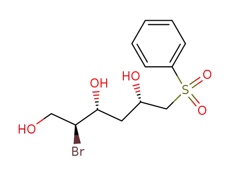 1-[1-bromo-2-hydroxy-(1S)-ethyl]-3-hydroxy-4-phenylsulfonyl-(1R,3S)-butyl alcohol