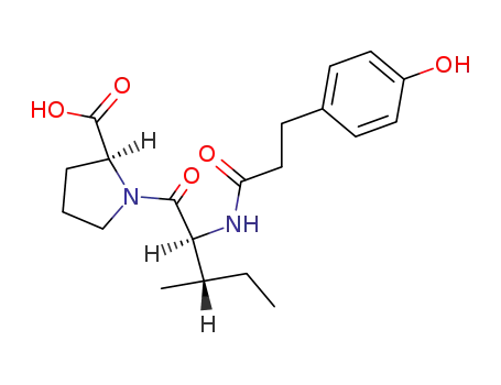 L-Proline, N-[3-(4-hydroxyphenyl)-1-oxopropyl]-L-isoleucyl-