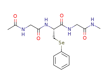 Molecular Structure of 660391-68-4 (acetylglycylphenylselenocysteinylglycine-N-methyl amide)