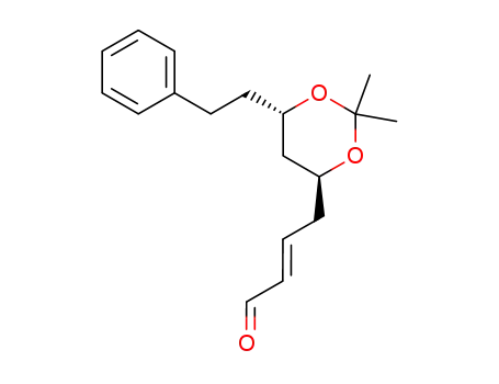 (E)-4-((4S,6S)-2,2-Dimethyl-6-phenethyl-[1,3]dioxan-4-yl)-but-2-enal