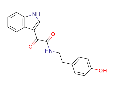 1H-Indole-3-acetamide,N-[2-(4-hydroxyphenyl)ethyl]-a-oxo-