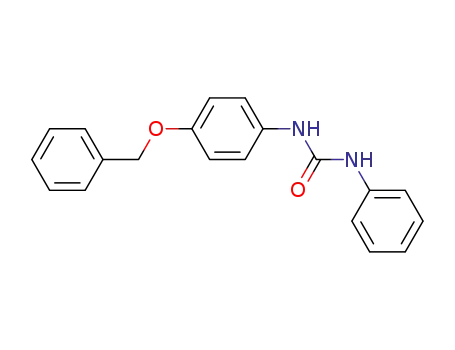 3-phenyl-1-(4-phenylmethoxyphenyl)urea