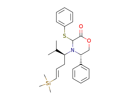 [4(1S),5S]-4-(1-isopropyl-4-trimethylsilanylbut-3-enyl)-5-phenyl-3-phenylsulfanylmorpholin-2-one