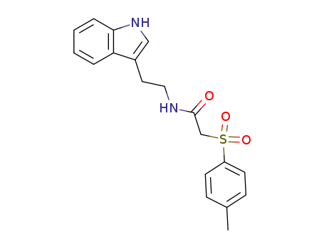 Molecular Structure of 503544-97-6 (Acetamide, N-[2-(1H-indol-3-yl)ethyl]-2-[(4-methylphenyl)sulfonyl]-)