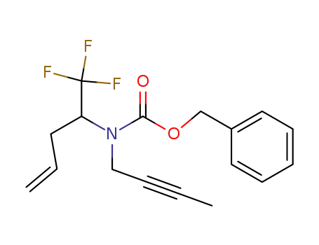 benzyl N-(2-butynyl)-N-[1-(trifluoromethyl)-3-butenyl]carbamate