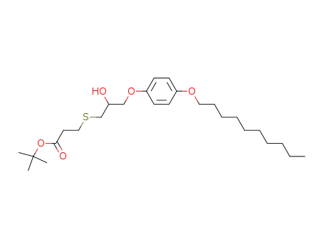1,1-dimethyl 3-[(3-(4-(decyloxy)phenoxy)-2-hydroxypropyl)thio]propanoate