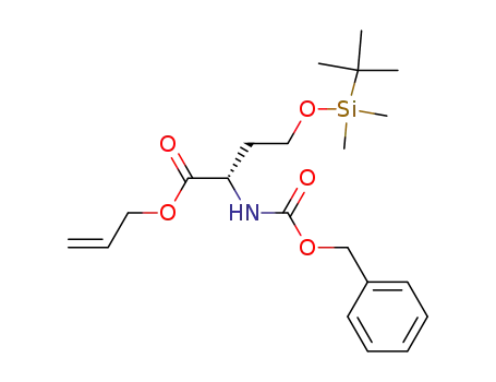 allyl (2S)-2-(benzyloxycarbonyl)amino-4-[(tert-butyldimethylsilyl)oxy]butanoate