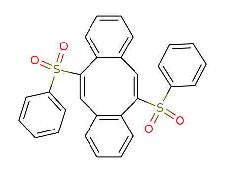 Molecular Structure of 468751-39-5 (Dibenzo[a,e]cyclooctene, 5,11 - bis(phenylsulfonyl))