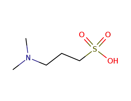 Molecular Structure of 29777-99-9 (1-Propanesulfonic acid, 3-(dimethylamino)-)