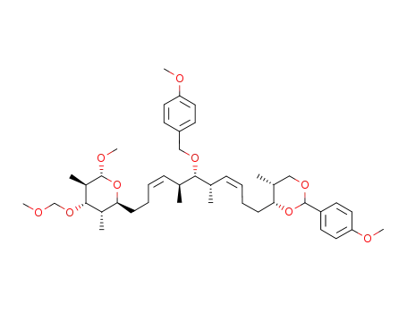 (4S,5R)-4-{(3Z,5S,6S,7S,8Z)-6-(4-methoxybenzyloxy)-11-[(2S,3R,4S,5R,6R)-6-methoxy-4-methoxymethoxy-3,5-dimethyltetrahydropyran-2-yl]-5,7-dimethylundeca-3,8-dienyl}-2-(4-methoxyphenyl)-5-methyl[1,3]dioxane