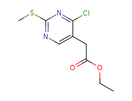 Ethyl 2-(4-chloro-2-methylsulfanylpyrimidin-5-yl)acetate