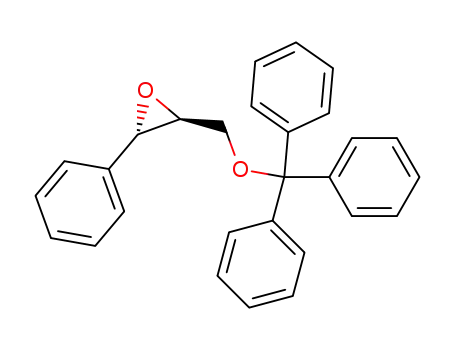 Molecular Structure of 192719-44-1 (Oxirane, 2-phenyl-3-[(triphenylmethoxy)methyl]-, (2S,3S)-)