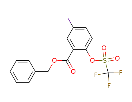 Benzyl (5-iodo-2-trifluoromethylsulfonyloxy)benzoate