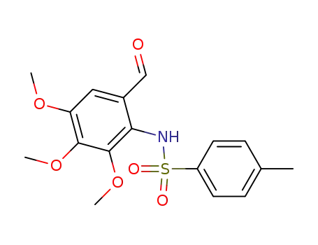 Benzenesulfonamide, N-(6-formyl-2,3,4-trimethoxyphenyl)-4-methyl-