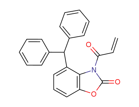 3-acryloyl-4-(diphenylmethyl)-1,3-benzoxazol-2(3H)-one