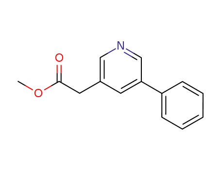 3-Pyridineacetic acid, 5-phenyl-, methyl ester