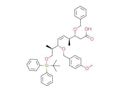 5-Nonenoic acid,
9-[[(1,1-dimethylethyl)diphenylsilyl]oxy]-7-[(4-methoxyphenyl)methoxy]-4,
8-dimethyl-3-(phenylmethoxy)-, (3R,4S,5Z,7S,8R)-