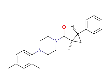 (1R,2S)-1-[4-(2,4-dimethylphenyl)piperazyl]carbonyl-2-phenylcyclopropane