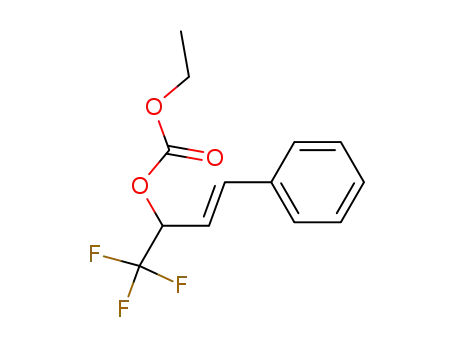Carbonic acid, ethyl (2E)-3-phenyl-1-(trifluoromethyl)-2-propenyl ester