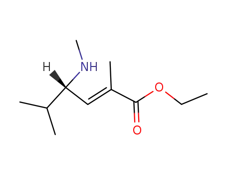 2-Hexenoic acid, 2,5-dimethyl-4-(methylamino)-, ethyl ester, (2E,4S)-