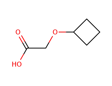 Molecular Structure of 189956-41-0 (2-cyclobutoxyacetic acid)